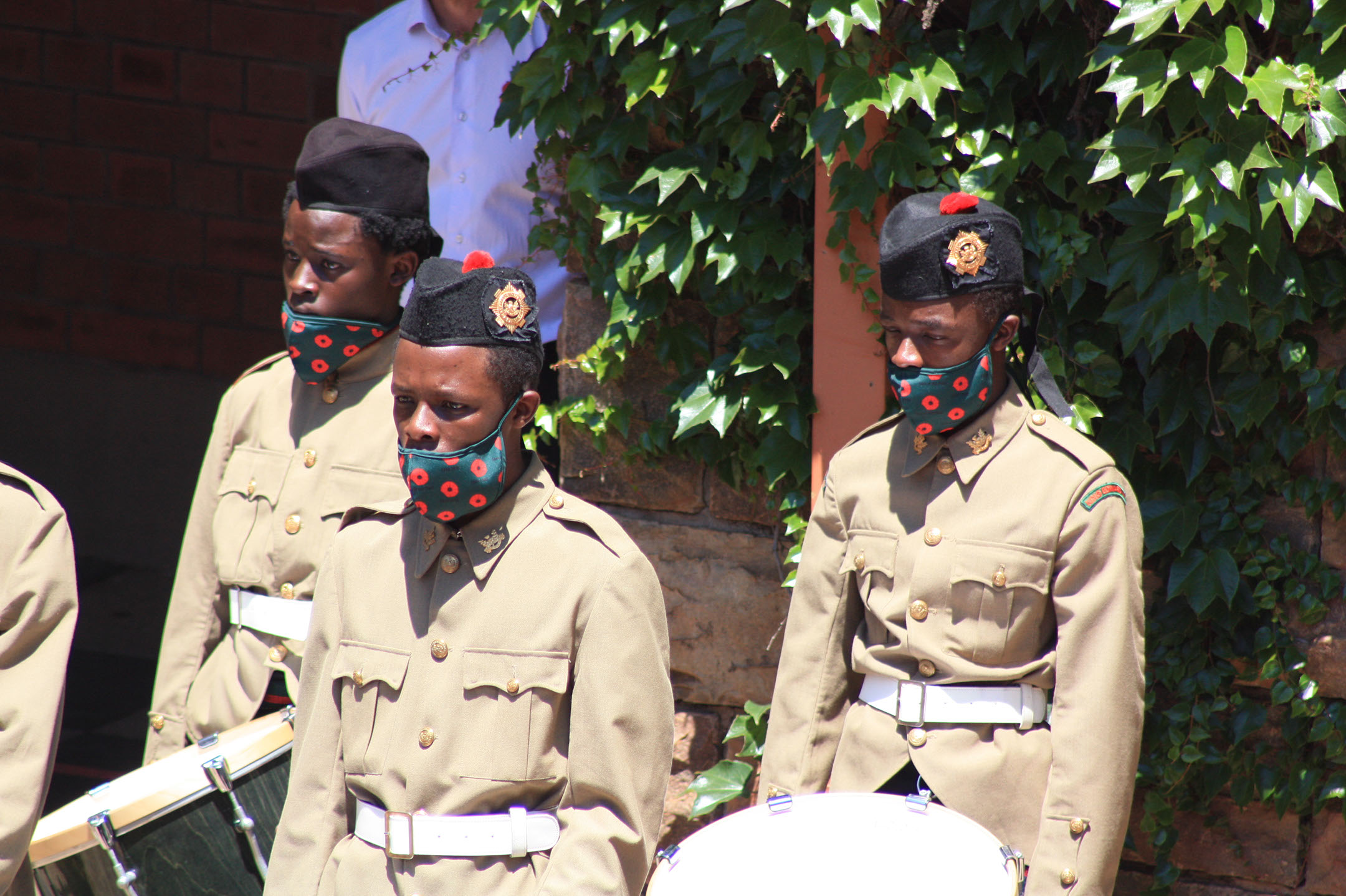 KIng Edward VII School cadets at Memorial Parade