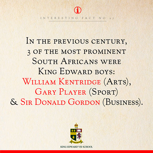 King Edward VII School - prominent South Africans